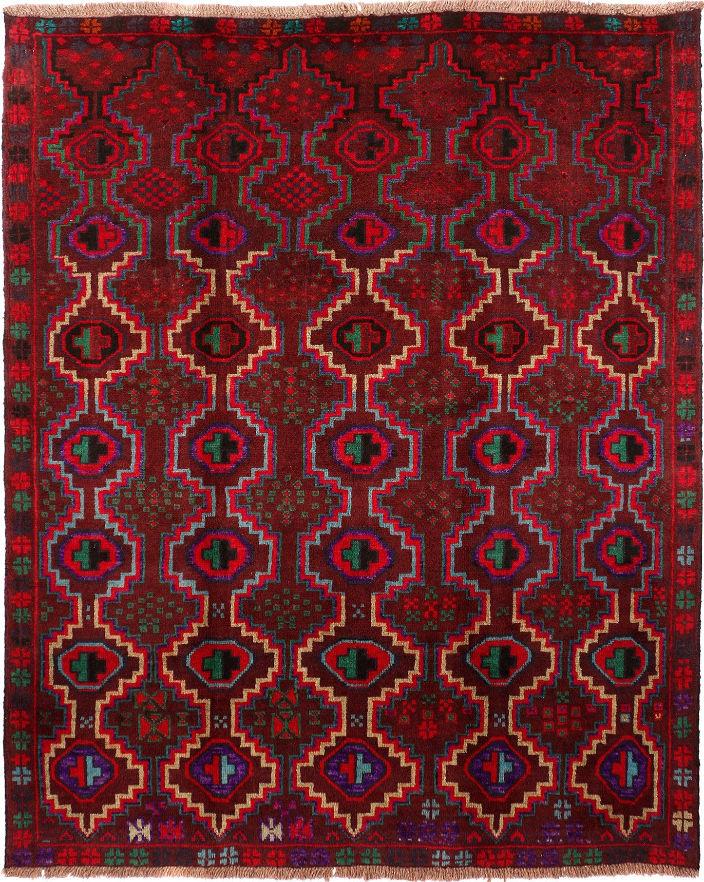 Maroon Baluchi | 5.11 x 7.3 | RRR-75172
