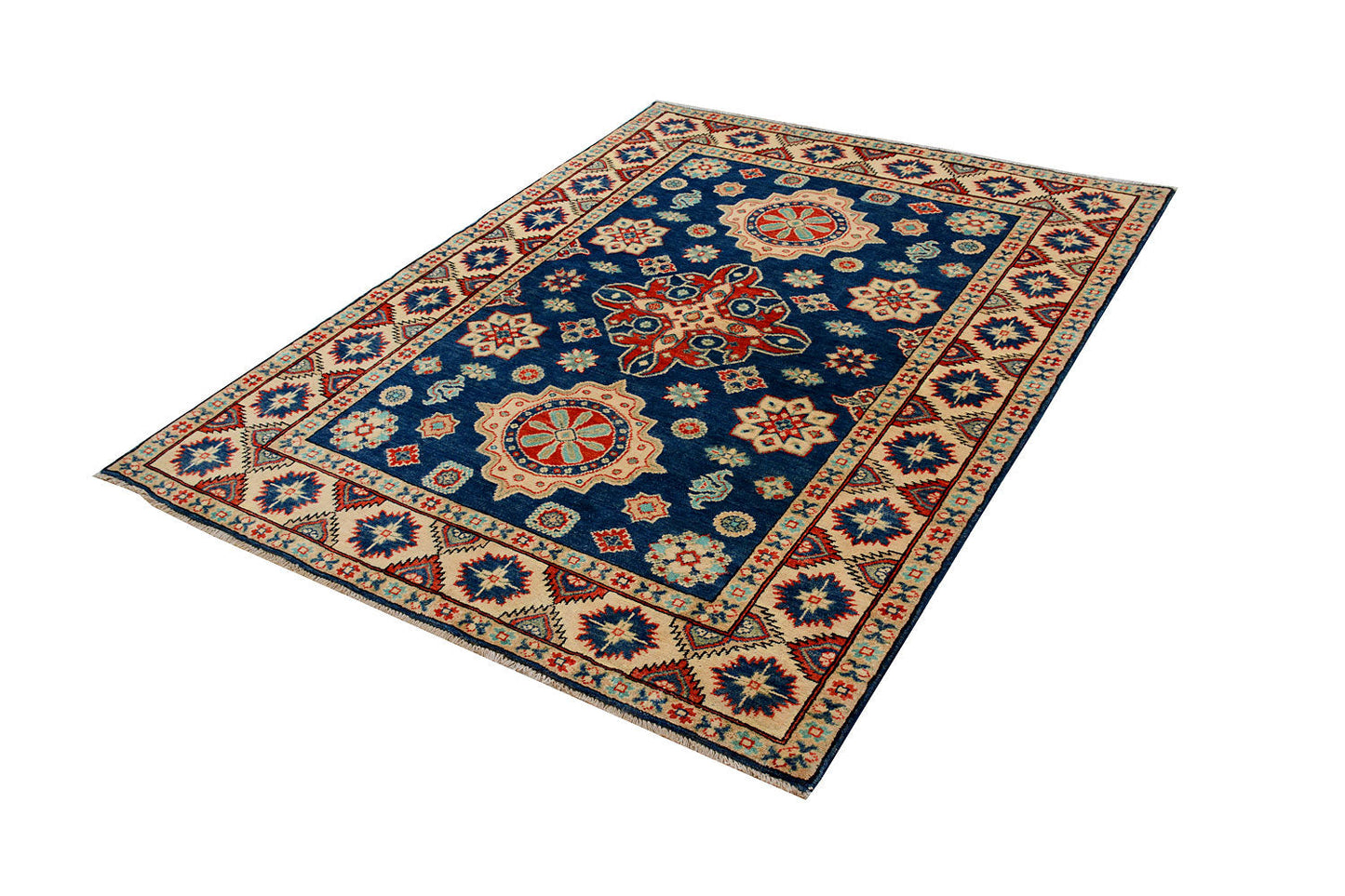 Midnight Blue Kazak | 4.11 x 6.4 | RRR-73951