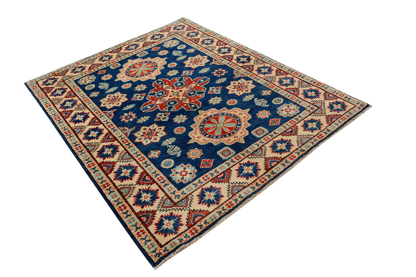 Midnight Blue Kazak | 4.11 x 6.4 | RRR-73951