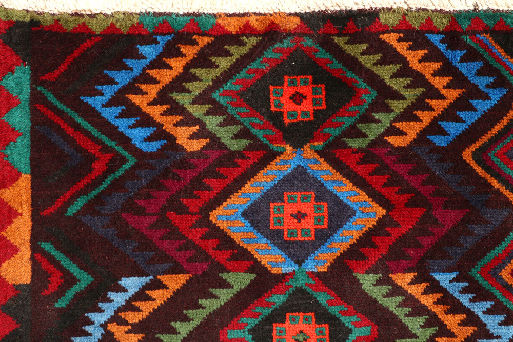 Multi Colored Baluchi | 6.9 x 9.3 | RRR-77140