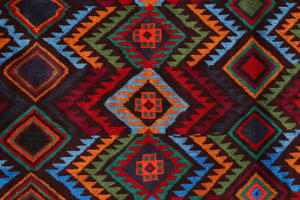 Multi Colored Baluchi | 6.9 x 9.3 | RRR-77140