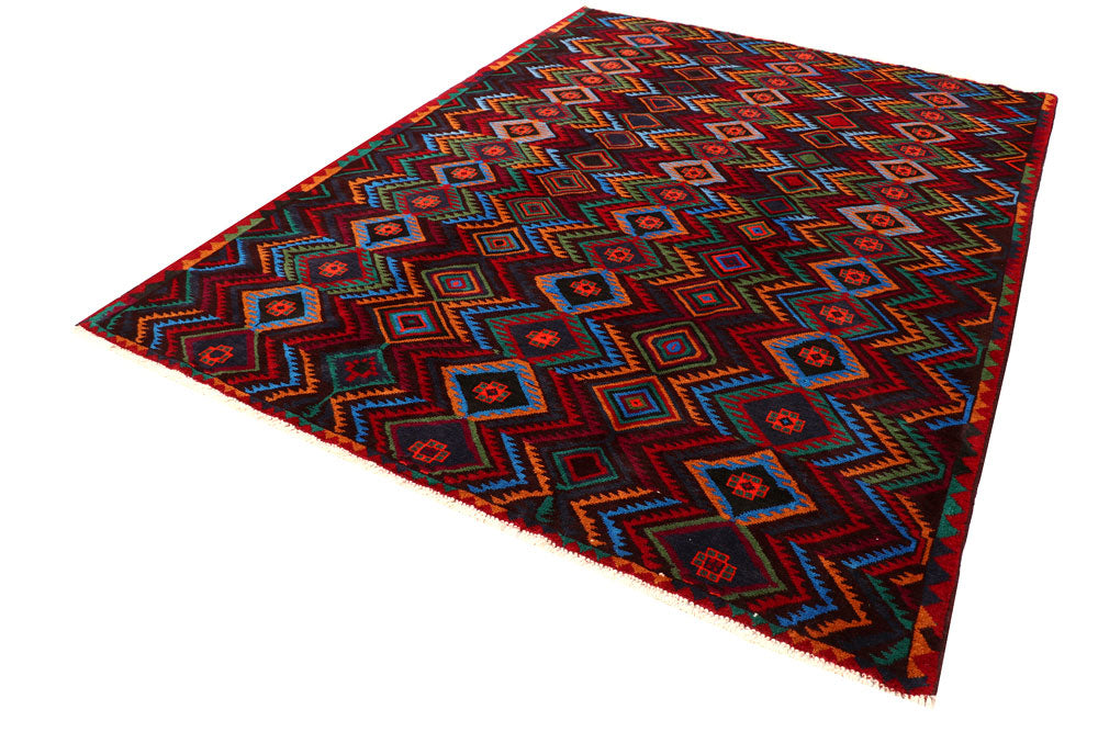 Multi Colored Baluchi | 6.9 x 9.3 | RRR-77140