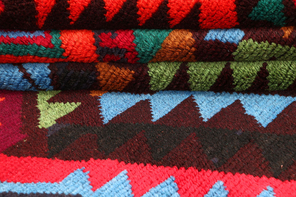 Multi Colored Baluchi | 6.4 x 9.1 | RRR-77141