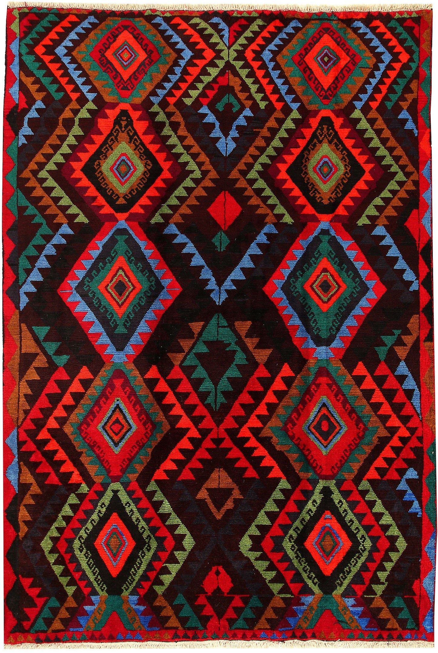 Multi Colored Baluchi | 6.4 x 9.1 | RRR-77141