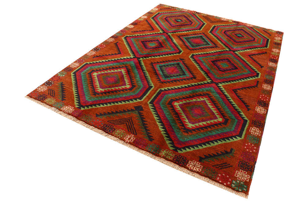 Saddle Brown Baluchi | 5.9 x 7.10 | RRR-77148