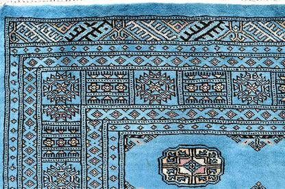 Blue Bokhara | 5 x 7.7 | RRR-40386