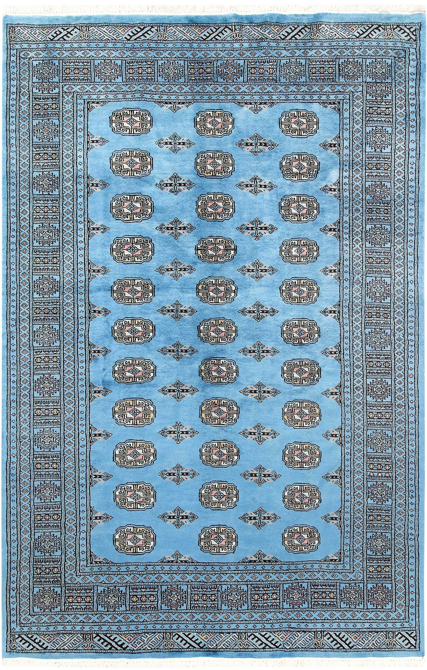 Blue Bokhara | 5 x 7.7 | RRR-40386