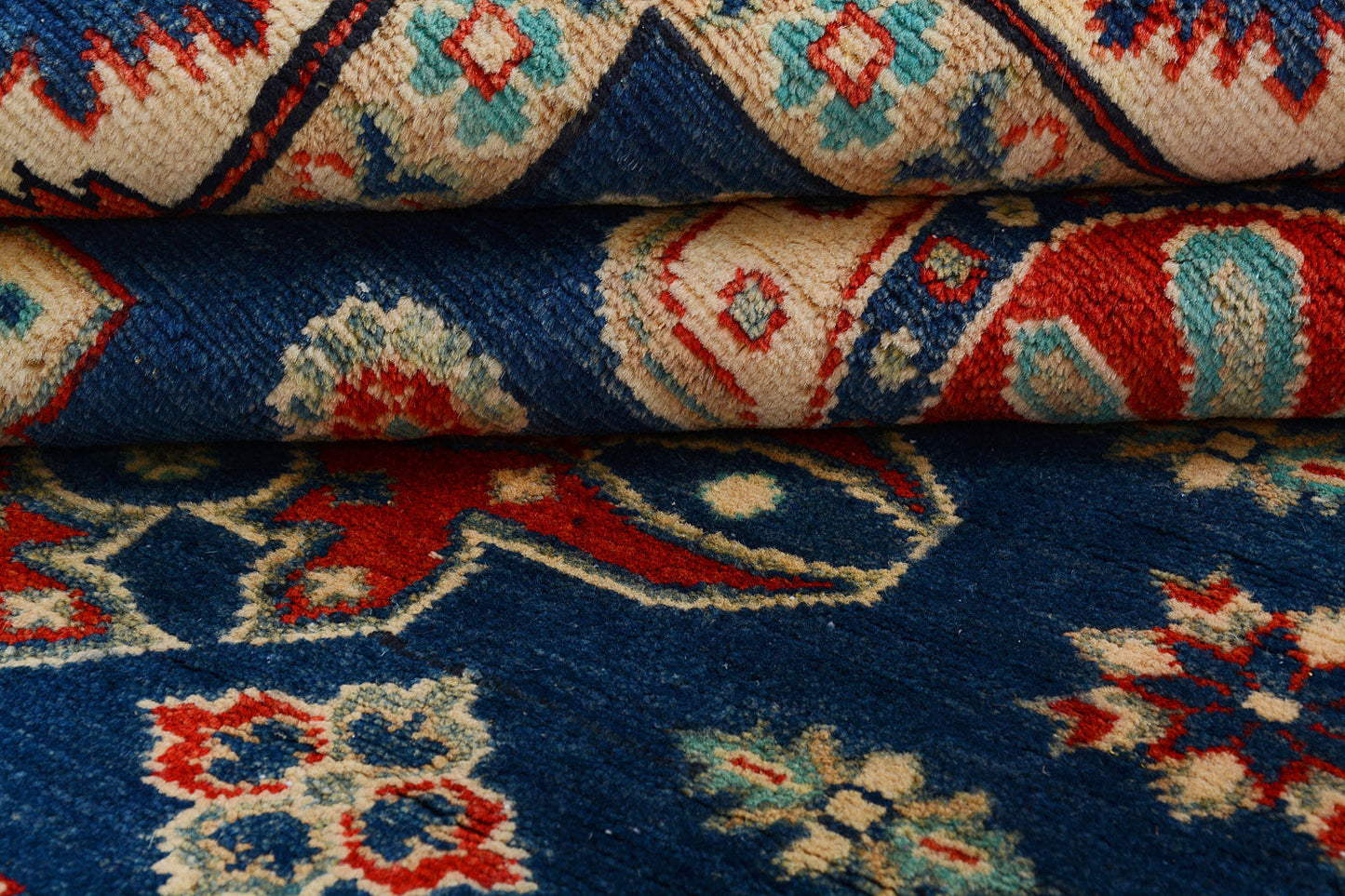 Midnight Blue Kazak | 4.11 x 6.4 | RRR-73951